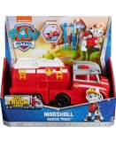 PAT PATROUILLE TRUCK RESCUE : MARCUS ET SON CAMION DE POMPIER - FIGURINE CHIEN - VEHICULE DE LUXE - PAW PATROL - SPIN MASTER - 20139106