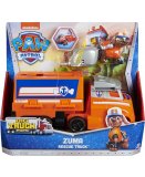 PAT PATROUILLE TRUCK RESCUE : ZUMA ET SON CAMION ANIMAUX - FIGURINE CHIEN ET BALEINE - VEHICULE DE LUXE - PAW PATROL - SPIN MASTER - 20139135