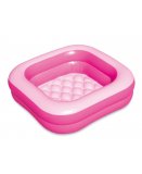 PATAUGEOIRE GONFLABLE CARREE ROSE BEBE 1-3 ANS - SUMMER WAVES - BAIGNOIRE DOUCHE