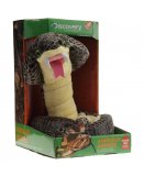 PELUCHE ANIMEE SERPENT COBRA ROYAL MARRON - 1 METRE - DISCOVERY CHANNEL - JAY0186C