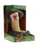 PELUCHE ANIMEE SERPENT COBRA ROYAL MARRON - 1 METRE - DISCOVERY CHANNEL - JAY0186C