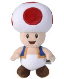 PELUCHE CHAMPIGNON TOAD 18 CM - PLOMBIER - NINTENDO - PELUCHE LICENCE SUPER MARIO