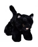 PELUCHE CHAT NOIR 18 CM - WILD REPUBLIC - 18089