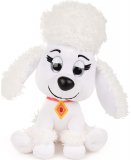 PELUCHE CHIEN DOLORES LE CANICHE BLANC 21 CM - PAT' PATROUILLE LE FILM - PELUCHE LICENCE PAW PATROL THE MOVIE
