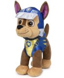 PELUCHE CHIEN POLICIER CHASE 29 CM - PAT' PATROUILLE DINO RESCUE - PELUCHE LICENCE PAW PATROL