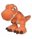 PELUCHE DINOSAURE T-REX BRUN 26 CM - JURASSIC WORLD - DINO TYRANNOSAURE - PELUCHE LICENCE