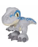 PELUCHE DINOSAURE T-REX GRIS 26 CM - JURASSIC WORLD - DINO TYRANNOSAURE - PELUCHE LICENCE