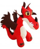 PELUCHE DRAGON ROUGE KROCHEFER - DRAGONS - 29 CM - SPIN MASTER - 760013261A