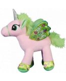 PELUCHE GEANTE : LICORNE COUCHEE ROSE AVEC AILES 1 METRE 10 - ANIMAUX FANTASTIQUE