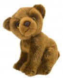 PELUCHE GRIZZLY 18 CM - OURS BRUN - WILD WATCHERS - WILD REPUBLIC - 10244