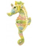 PELUCHE HIPPOCAMPE JAUNE 27 CM - ANIMAUX DE LA MER - WILD PLANET - K7499