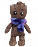 PELUCHE JEUNE GROOT MARRON AVEC ECHARPE 32 CM - MARVEL - DC - DOUDOU LICENCE