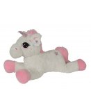 PELUCHE LICORNE GEANTE BLANCHE 80CM - ANIMAUX FANTASTIQUE - NICOTOY - 5831417