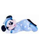 PELUCHE MICKEY AVEC ETOILES PHOSPHORESCENTES 34 CM DISNEY - DOUDOU BLEU BRILLE DANS LA NUIT - NICOTOY