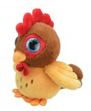 PELUCHE POULE 20 CM - ANIMAUX DE LA FERME - WILD PLANET - K8296