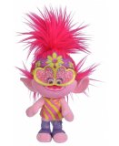 PELUCHE TROLLS WORLD TOUR POPPY ROBE JAUNE ET ROSE 22 CM - PELUCHE LICENCE DREAMWORKS - PELUCHE LICENCE DREAMWORKS