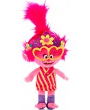 PELUCHE TROLLS WORLD TOUR POPPY ROBE JAUNE ET ROSE 28 CM - PELUCHE LICENCE DREAMWORKS