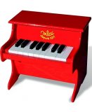 PIANO ROUGE EN BOIS - VILAC - 8317 - JOUET INSTRUMENT DE MUSIQUE