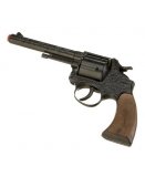 PISTOLET COW BOY 12 COUPS EN METAL ET PLASTIQUE - GONHER - 766