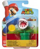PLANTE PIRANHA AVEC PIECE : FIGURINE SUPER MARIO 11 CM - FIGURINE