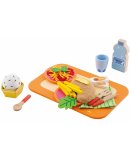 PLATEAU DEJEUNER LUNCH EN BOIS - SEVI - 82859 - JEU D'IMITATION DINETTE