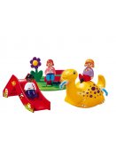 PLAYMOBIL 1.2.3 6748 ENFANTS ET AIRE DE JEUX