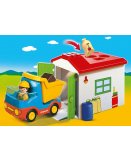 PLAYMOBIL 1.2.3 70184 OUVRIER AVEC CAMION ET GARAGE