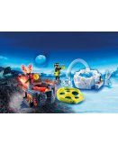 PLAYMOBIL ACTION 6831 ZONE DE COMBAT AVEC ROBOTS