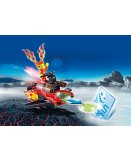 PLAYMOBIL ACTION 6834 ROBOT DE FEU AVEC LANCE DISQUES