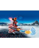 PLAYMOBIL ACTION 6835 ANDROIDE DE FEU AVEC LANCE DISQUES