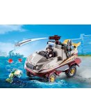 PLAYMOBIL CITY ACTION 9364 VEHICULE AMPHIBIE ET BANDIT