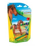 PLAYMOBIL COUNTRY 9259 ECUYERE AVEC CHEVAL