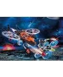 PLAYMOBIL GALAXY POLICE 70023 HELICOPTERE ET PIRATES DE L'ESPACE
