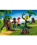 PLAYMOBIL SUMMER FUN 6891 ENFANTS AVEC VEGETATION ET LAMPE TORCHE