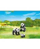 PLAYMOBIL ZOO 6652 FAMILLE DE PANDAS