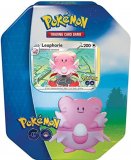 POKEBOX LEUPHORIE 200 PV - CARTE A COLLECTIONNER POKEMON - BOITE METAL BLEUE