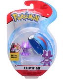 POKEMON CLIP 'N' GO : TOXIZAP ET SA  SUPERBALL - FIGURINE ET SUPER BALL - TOMY 37423