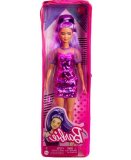 POUPEE BARBIE FASHIONISTAS CHEVEUX VIOLETS - ROBE VIOLETS AVEC BASKETS - MATTEL - HBV12