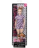 POUPEE BARBIE FASHIONISTAS CURVY BLONDE MECHES #75 COMBISHORT - MATTEL - FJF40