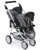 POUSSETTE JUMEAUX VARIO JEAN GRIS POUPEES - BAYER CHIC 2000 - 68976 - POUSSETTE DOUBLE