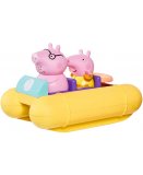 PULL GO LE PEDALO DE PEPPA PIG AVEC PAPA PIG - FIGURINE PEPPA LE COCHON - JOUET DE BAIN - TOMY 