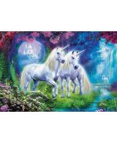 PUZZLE 2 LICORNES BLANCHES DANS LA FORET 500 PIECES - COLLECTION ANIMAUX FANTASTIQUES - EDUCA - 17648