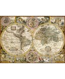 PUZZLE ANCIENNE CARTE DU MONDE 3000 PIECES - COLLECTION PAYS - CLEMENTONI 33531