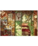 PUZZLE ATELIER GARAGE VINTAGE 1500 PIECES - ARLY JONES, VOITURE, RETRO & NOSTALGIE - EDUCA - 18005