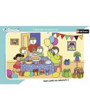 PUZZLE AVEC CADRE : T'CHOUPI FETE SON ANNIVERSAIRE 15 PIECES - NATHAN - 86070