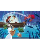 PUZZLE DISNEY ARIEL LA PETITE SIRENE AVEC SON PRINCE PROMENADE ROMANTIQUE 104 PIECES - CLEMENTONI - 27152