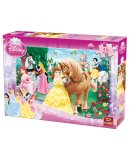 PUZZLE DISNEY LES PRINCESSES FOND DU CHEVAL DANS LE PARC DU CHATEAU 24 PIECES - KING - 5160B