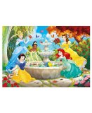 PUZZLE DISNEY PRINCESS : PROMENADE AU PARC DU CHATEAU 60 PIECES - SUPERCOLOR - CLEMENTONI - 26064