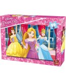 PUZZLE DISNEY PRINCESSE : RAIPONCE BELLE CENDRILLON DANS LA SALLE DE BAL 99 PIECES - KING