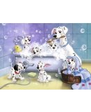 PUZZLE DISNEY - TOUS AU BAIN 101 DALMATIENS 60 PIECES - NATHAN - 86612